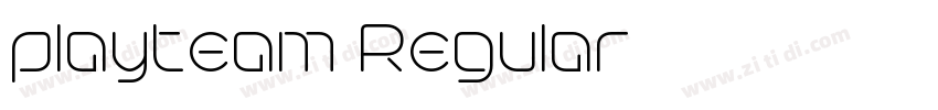 playteam Regular字体转换 playteam Regular字体转换